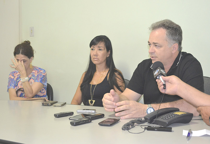 O secretário Edson Riccomi falou sobre os benefícios do novo endereço, durante coletiva de imprensa (Estéfani Braz)