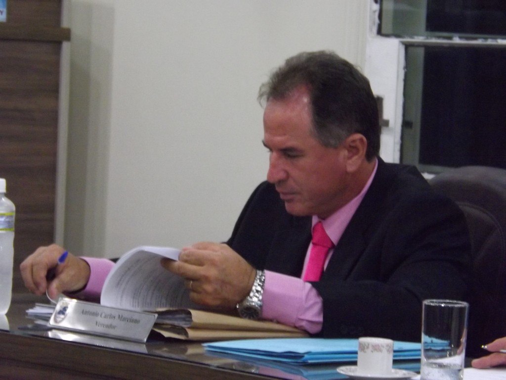 O vereador Marciano, autor do pedido para reabertura de investigação sobre a verba do Fundeb na Câmara (Foto: Arquivo Atos)