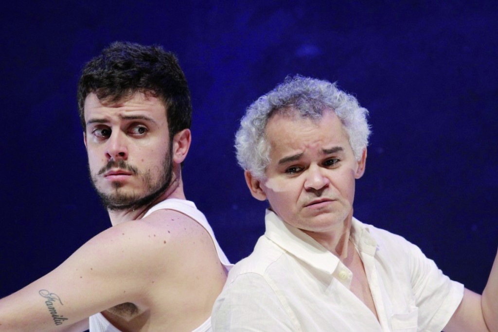 O ator Gero Camilo (à esquerda) é um dos destaques da peça, com apresentação neste final de semana (Foto: Divulgação)