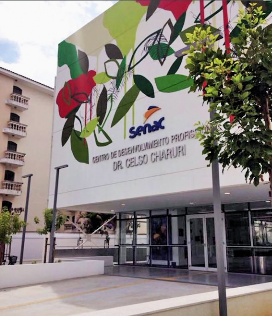 A nova sede do Senac, em Pinda, que já abriu inscrições para cursos (Foto: Divulgação)