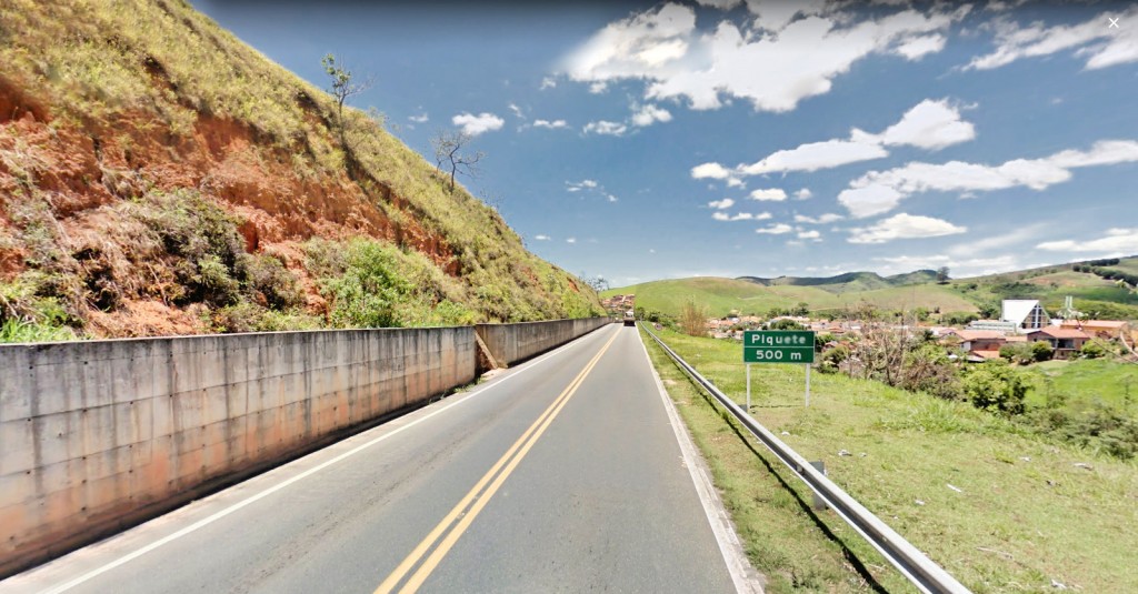 A estrada que liga Piquete à região do Sul de Minas Gerais que será interditada por quatro meses; Prefeitura tenta reverter decisão (Foto: Divulgação)
