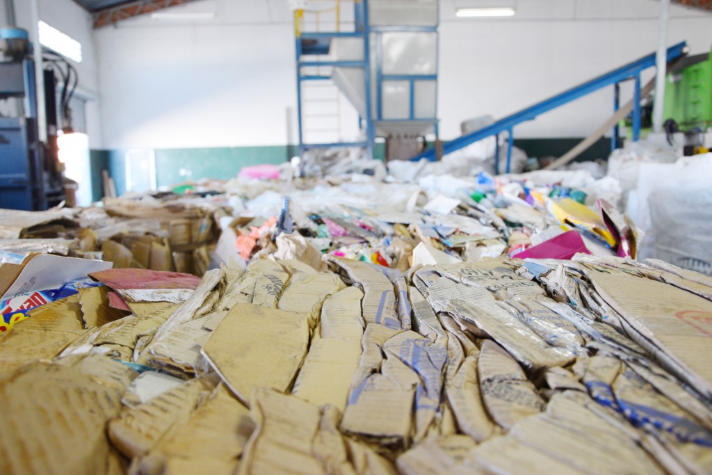 Lixo coletado para a reciclagem em Lorena; governo de Fábio Marcondes fecha acordo com a Eppo para ampliar e qualificar sistema de recuperação de material no município (Foto: Divulgação)
