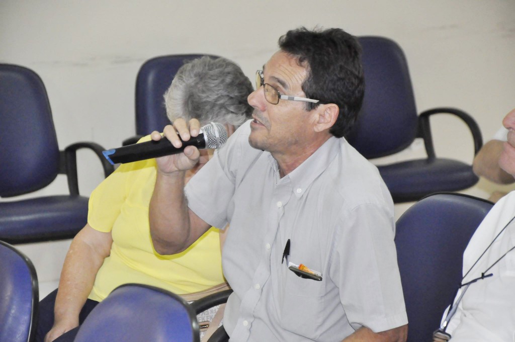 O vereador Dudu Reis, que voltou a à Câmara de Aparecida após ser afastado por decreto do presidente (Foto: Reprodução CMA)