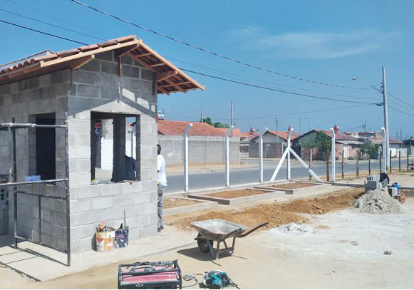 O PEV de Moreira César, que deve receber volumes acima de 1m³ de material descartável no distrito de Pinda (Foto: Divulgação PMP)