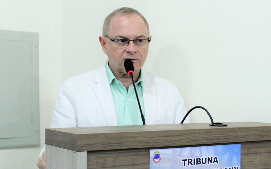 O vereador Mário Notharangeli, eleito presidente da Câmara de Cruzeiro para os próximos dois anos (Foto: Reprodução CMC)