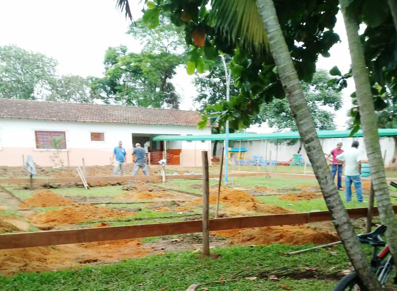 Obra de ampliação de escola no Jardim Vista Alegre, em Pindamonhangaba; Prefeitura espera ampliar atendimento na rede pública municipal (Foto: Divulgação PMP)
