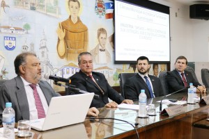 Dr. Morgado e os vereadores Luizão, Celão e Marcelo Santa Casa 