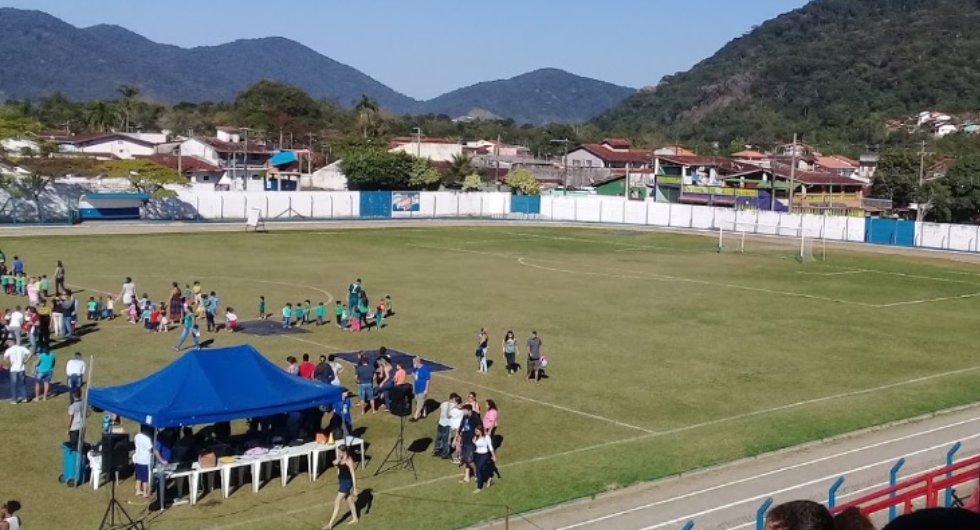 O estádio municipal Ciccillo Matarazzo, em Ubatuba, que passará por reforma com aporte federal (Foto: Divulgação PMU)