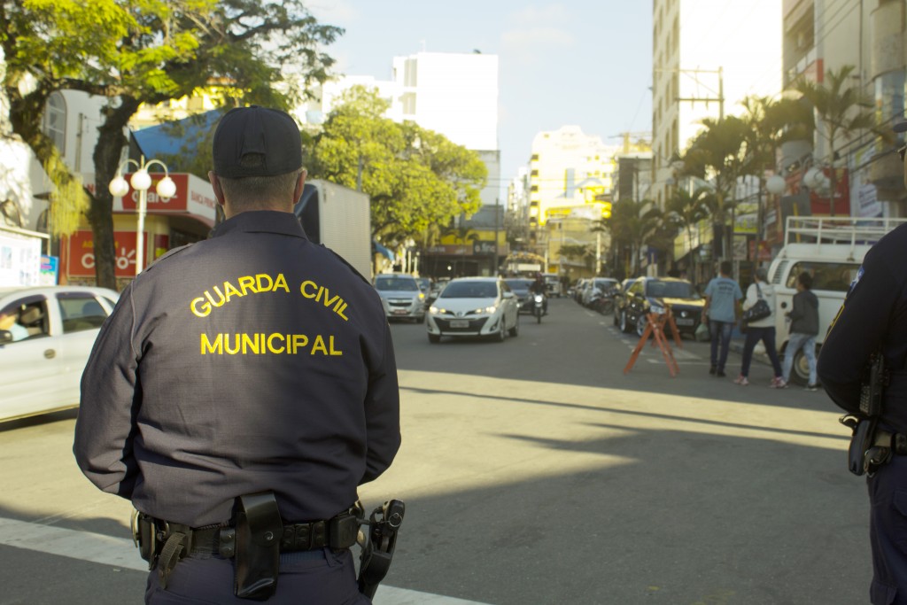 Guarda municipal de Aparecida foco de ação que afastou comando (Foto: Marcelo dos Santos)