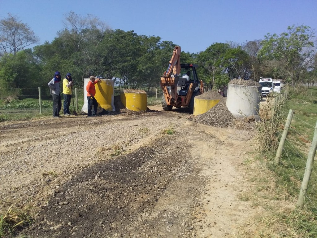 A Estrada da Sapucaia que recebeu obras de limitação para caminhões nesta semana (Foto: Divulgação PMP)