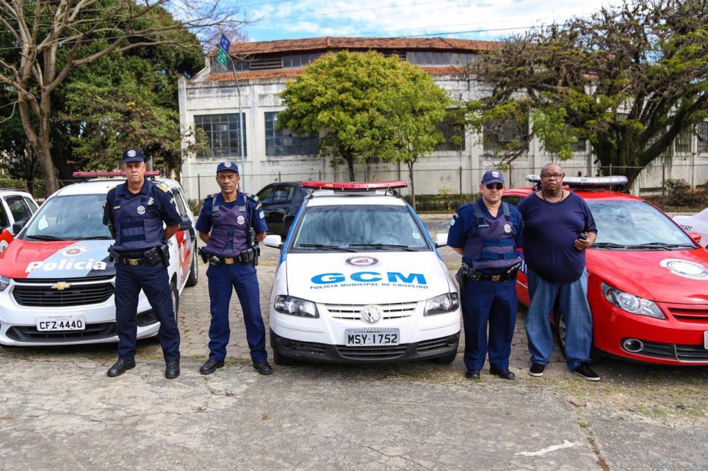 Guarda Municipal e Polícia Militar que passam a contar com maior participação dos moradores com a implantação do Vizinhança Solidária (Foto: Divulgação PMC)