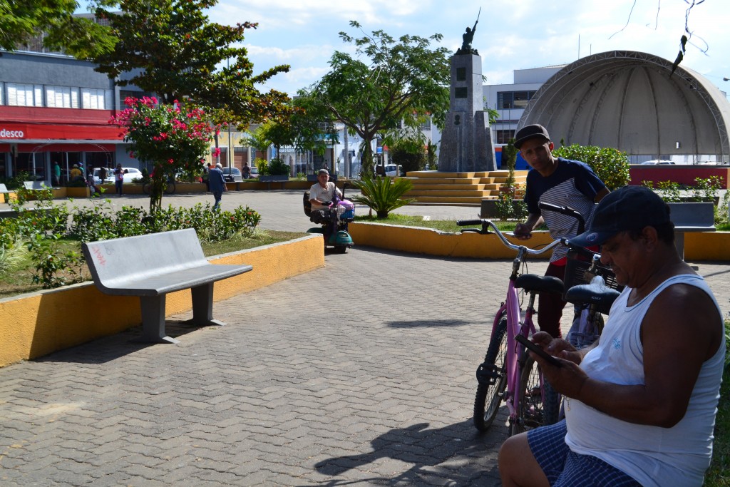 A Praça Prado Filho, um dos pontos que receberá Wi-fi gratuito (Foto: Arquivo Atos)