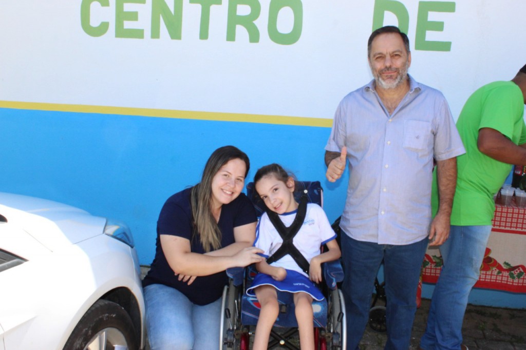 O prefeito Guilherme Carvalho durante evento de entrega de unidade de saúde para famílias do Bom Jesus (Foto: Divulgação PMS)