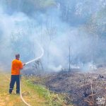 Cachoeira Paulista tem terceiro dia de combate a incêndio e queimadas